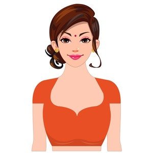 Rounded Leaf Shape Neck