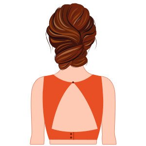 Triangle with Buttons Back